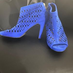 Lane Bryant Suede- OpenToe Heel